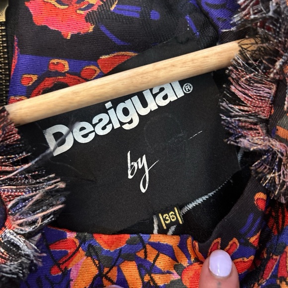 Desuigal Christian lacroix mini dress small or US 4 - Picture 2 of 4